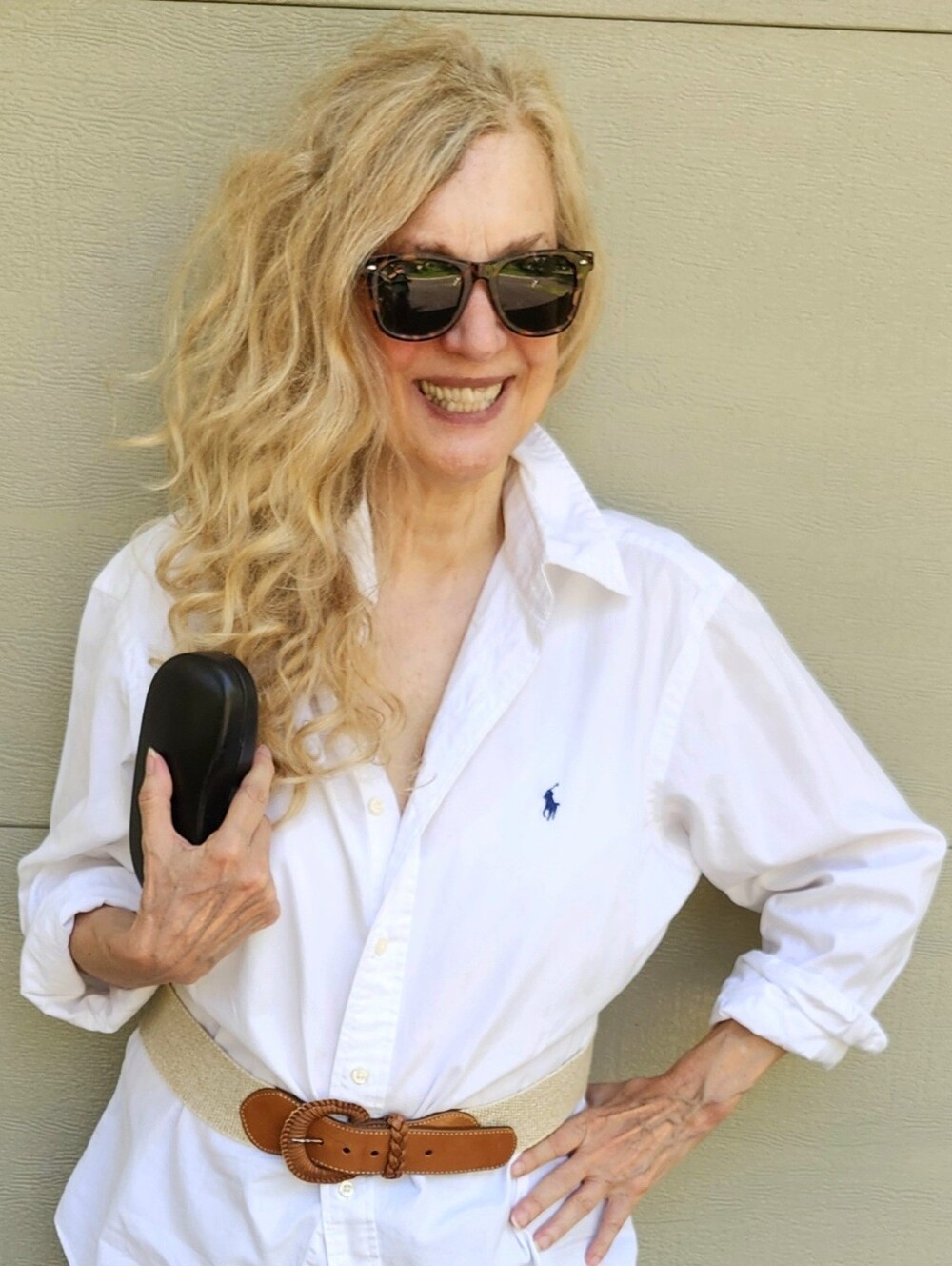 J. Crew New Classic Tortoise-Shell Wayfarer-Style Sunglasses & Ray-Ban Case, $35